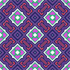 Seamless vector background with repeat pattern.Abstract ethnic rug ornamental seamless pattern.Perfect for fashion, textile design, cute themed fabric, on wall paper, wrapping paper and home decor.