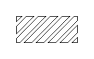 slant border line element
