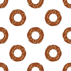 Pattern homemade cookie different taste in pastry biscuit