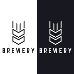 Premium quality vintage craft beer logo template design. For badges, emblems, beer companies, bars, taverns.