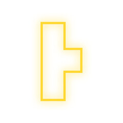 Fototapeta premium neon light geometric shape 