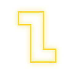 neon light geometric shape
