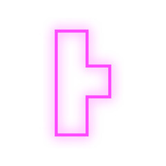 neon light geometric shape
