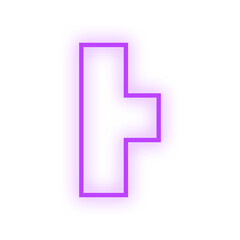 neon light geometric shape
