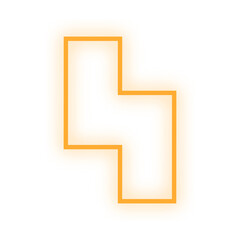 neon light geometric shape
