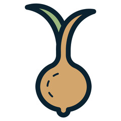 onion plant icon