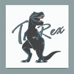Tyrannosaurus Rex Vector Illustration cartoon