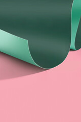Fondo abstracto en color verde y rosa.