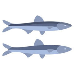 Anchovy fish icon