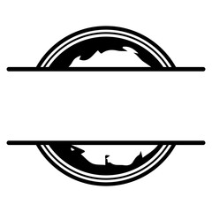 stain circle monogram

