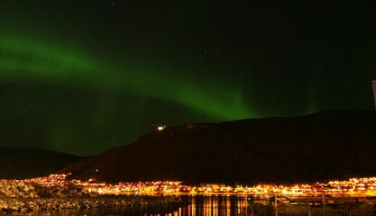 Aurora northern light in Troms