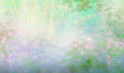  a blurry photo of a bunch of flowers in a field.  generative ai