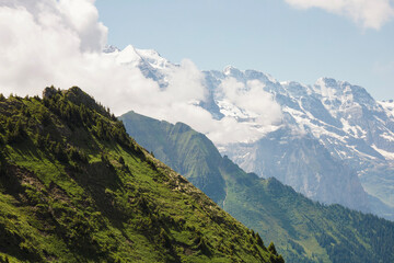Obraz premium mountains and clouds