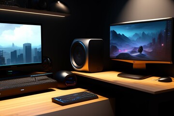 lcd monitor and computer