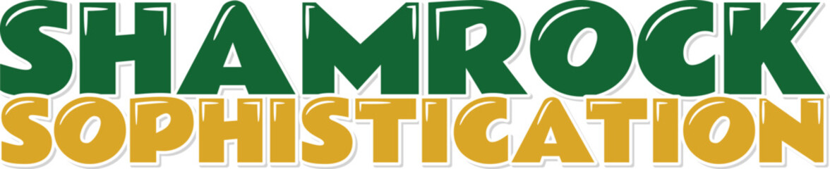 Sophisticated St. Patrick's Day Calligraphy