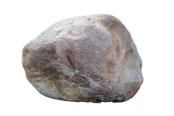 Large piece of rock isolated on a white background