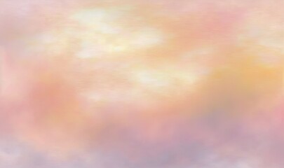 Fototapeta premium a blurry image of a pink and yellow background with a white border. generative ai