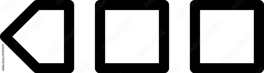 Poster arrow icon. simple thin line, outline vector of arrows icons for ui and ux, website or mobile applic