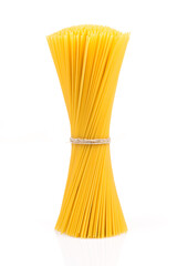 Uncooked pasta spaghetti macaroni