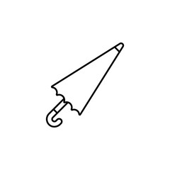 Umbrella icon. Simple thin line, outline of autumn icons for ui and ux, website or mobile application on white background