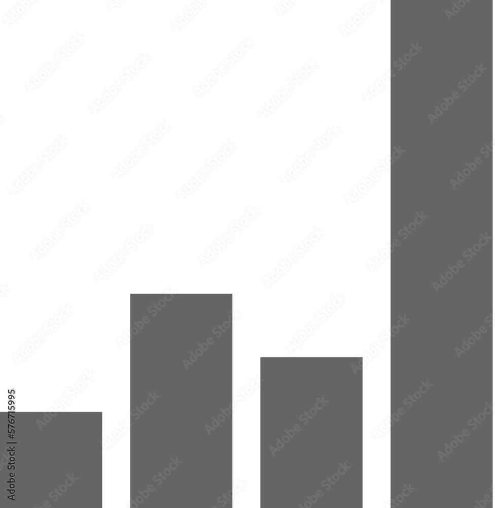 Poster bar chart icon. simple glyph vector of charts and diagrams set for ui and ux, website or mobile appl