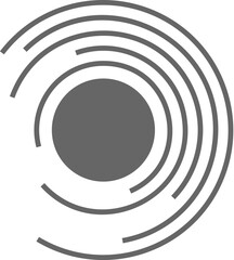 circular diatram vector icon