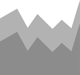 area chart vector icon