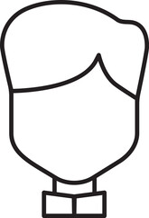 Avatar, Asian man vector icon