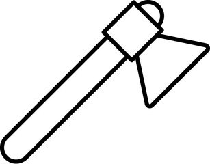axe icon. Simple thin line, outline vector of Construction tools icons for UI and UX, website or mobile application on white background