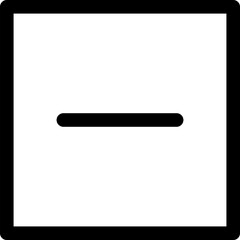 dry, rectangle icon. Simple thin line, outline vector of Laundry icons for UI and UX, website or mobile application on white background