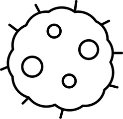 marijuana, cancer vector icon