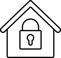 house, key, clock vector icon