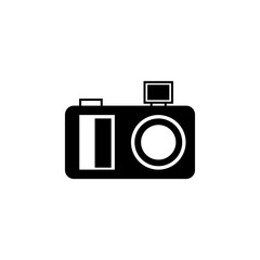 Camera icon, vector, illustration on white background