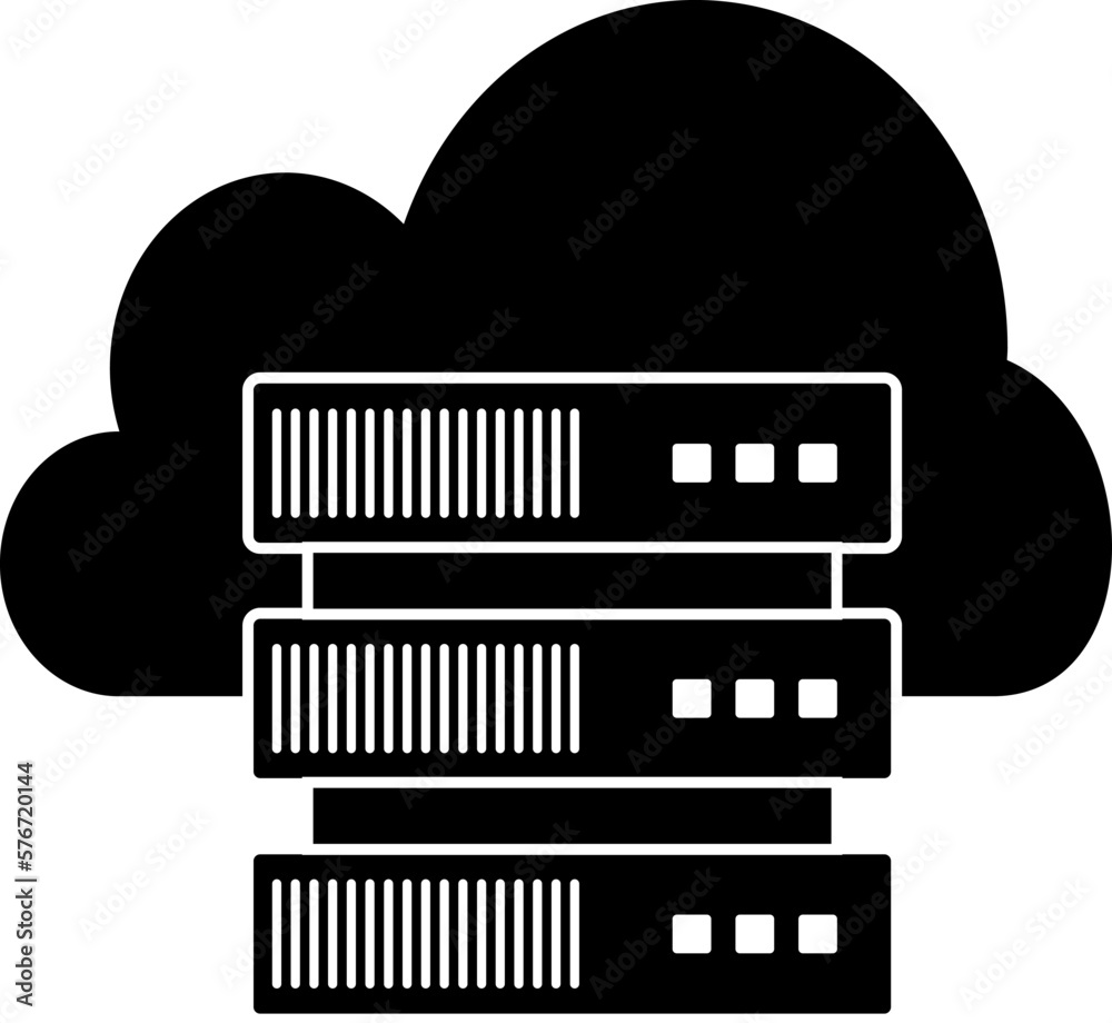 Poster server icon. simple glyph, flat vector of technology icons for ui and ux, website or mobile applicat