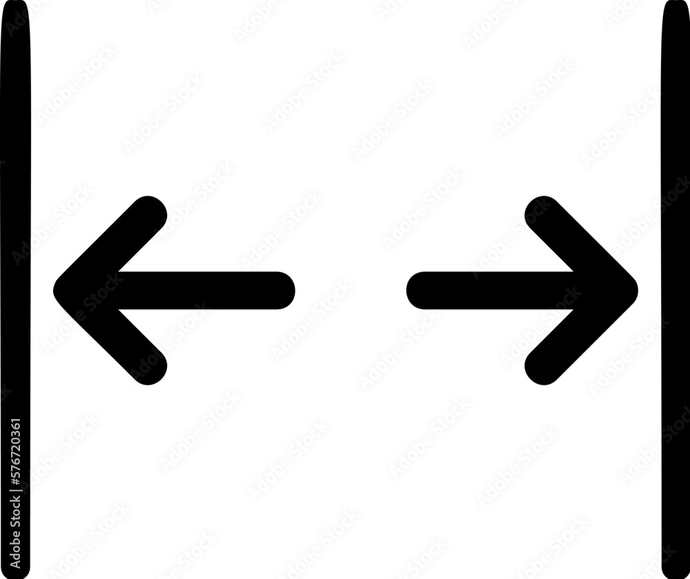 Poster gap, text icon. simple glyph vector of text editor set icons for ui and ux, website or mobile applic