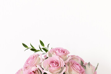 bouquet of roses, 3d rendering