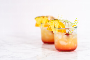 Sunset cocktail