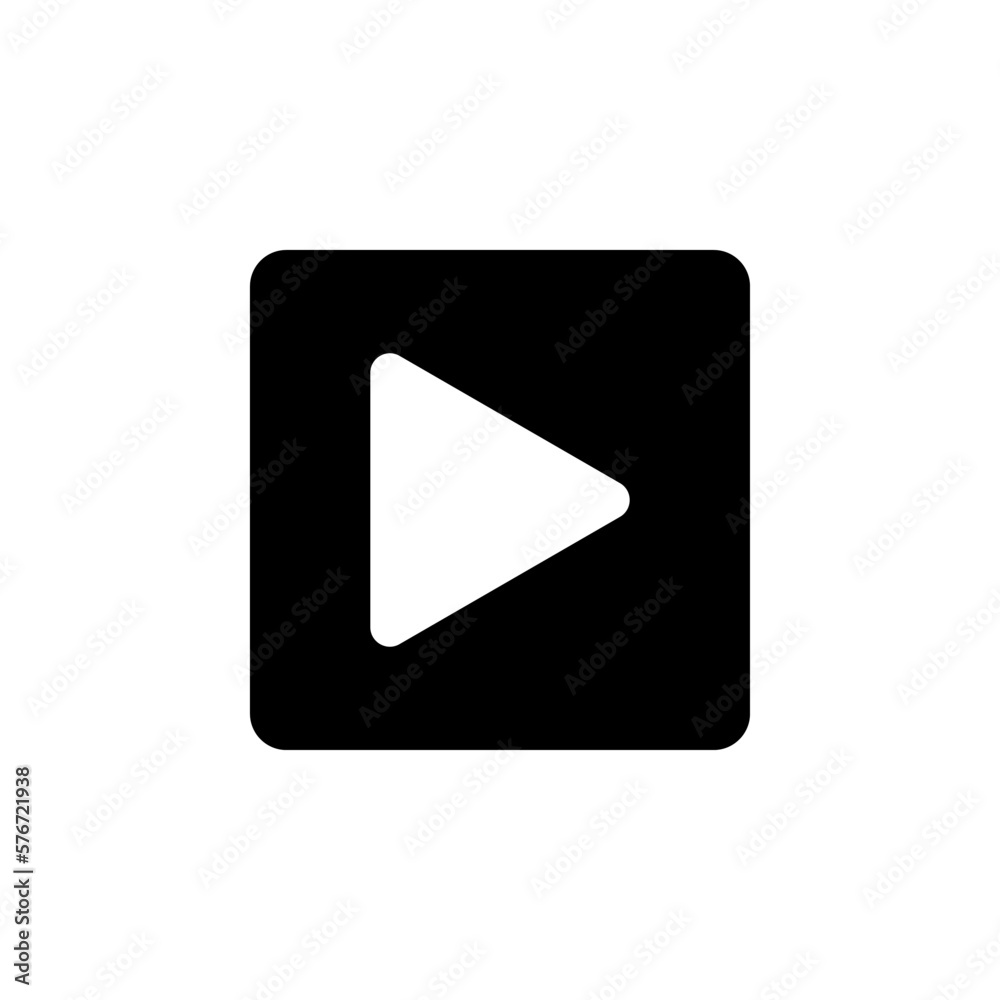 Poster pause button symbol icon. simple glyph, flat vector of web icons for ui and ux, website or mobile ap