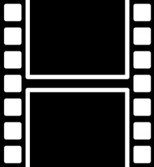 Obraz premium film strip vector icon