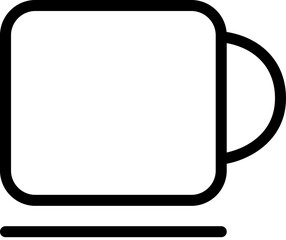 Fototapeta premium A cup vector icon