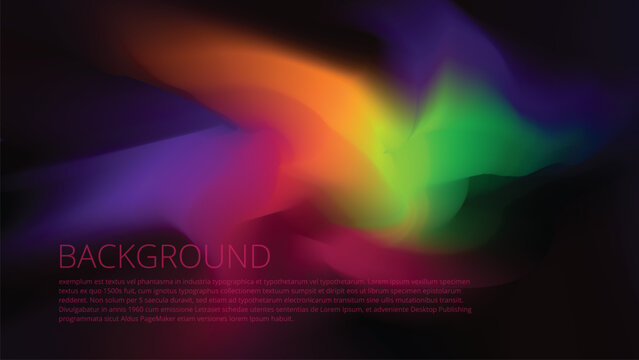 colorfull liquid background with rainbow color