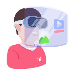 Obraz na płótnie Canvas VR Experience 