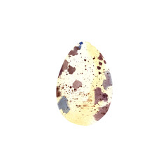 Easter eggs. Hand painted, watercolor clipart.