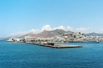 View of Naxos island, Cyclades, Greece - obrazy, fototapety, plakaty