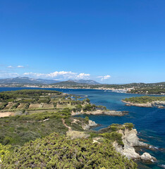 Panorama Île des Embiez, Ile Paul Ricard, Marseille, Sud de la France
