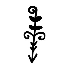floral arrow element
