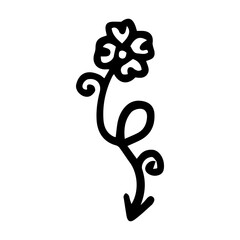 floral arrow element
