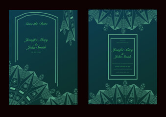 illustration of a design, vector, skyline, silhouette, night, architecture, business, light, halloween, banner, tower, poster, industry, green, blue 