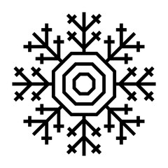art snowflake element
