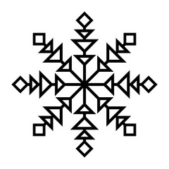 art snowflake element
